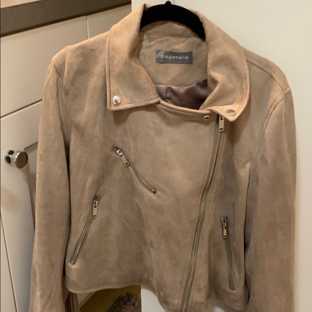 Bagatelle Suede Fringe Jacket